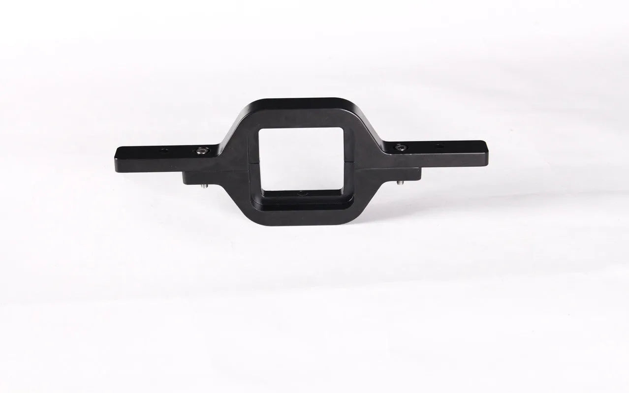 Black metal trailer hook lamp holder bracket for off-road vehicle modifications