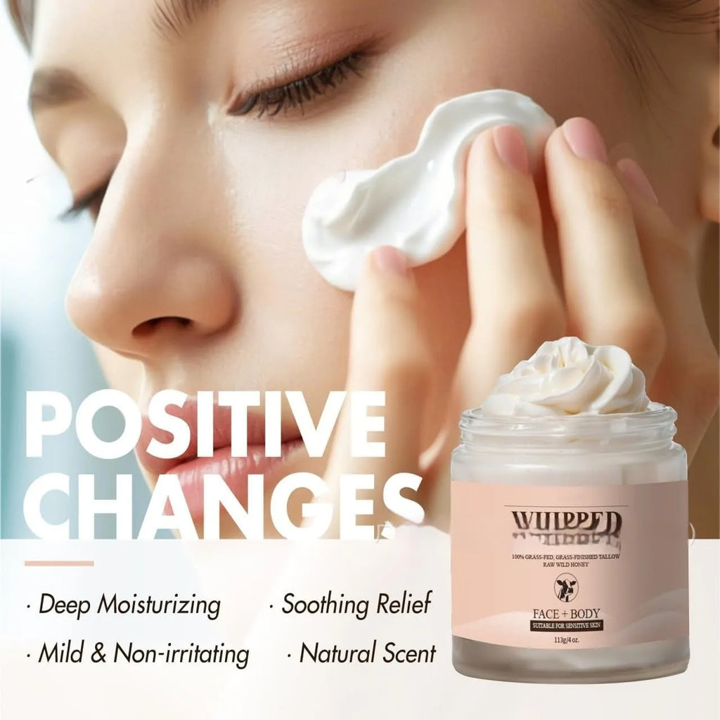 Butter Cream facial moisturiser pot for dryness relief, 113g.