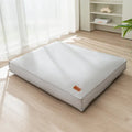 Waterproof dog bed in high-grade gray with non-slip bottom and detachable cover