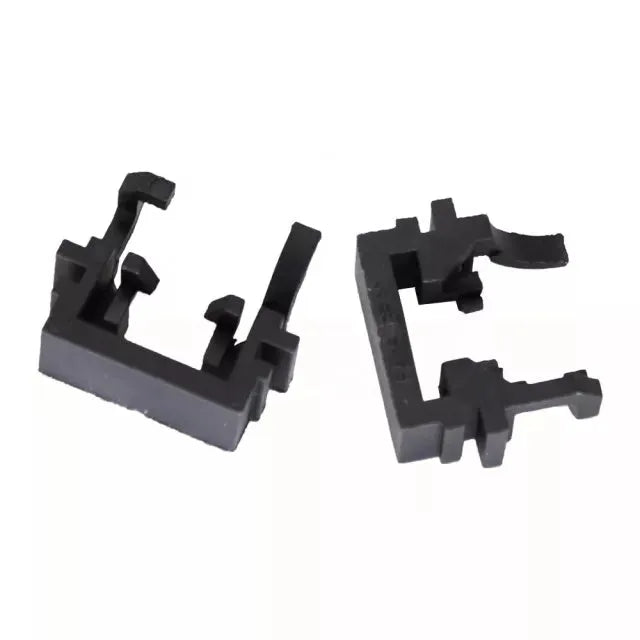 Black plastic LED headlight conversion holder for Ford cars, dimensions 30.7mm by 10mm by 26mm