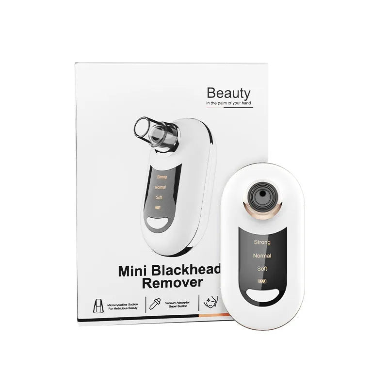 Electric blackhead suction device with 3 gears and ultrasonic vibration in green colour