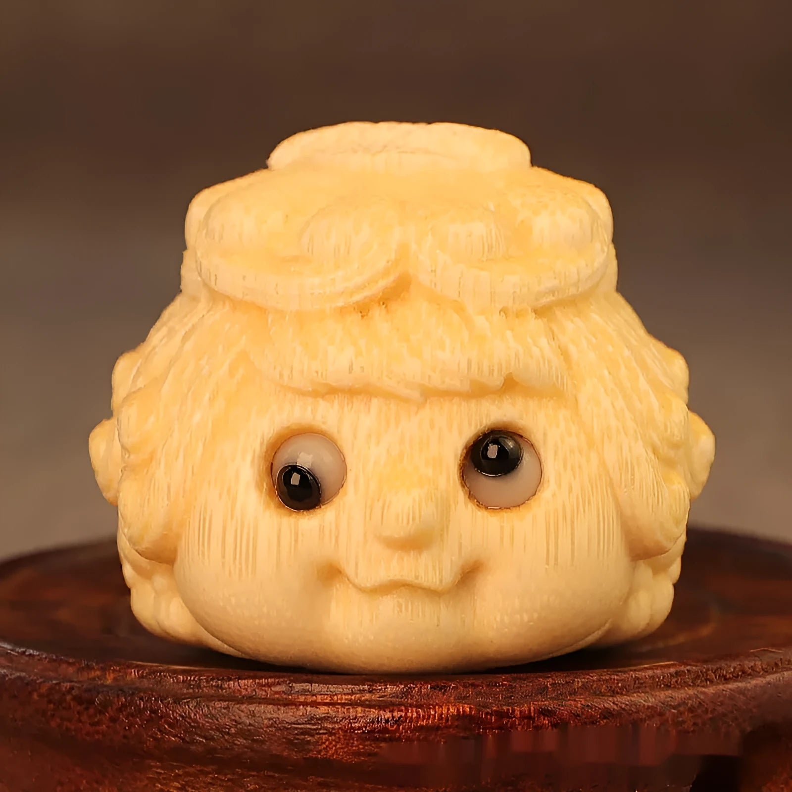 Golden toad princess bamboo ornament for Children's Day decoration