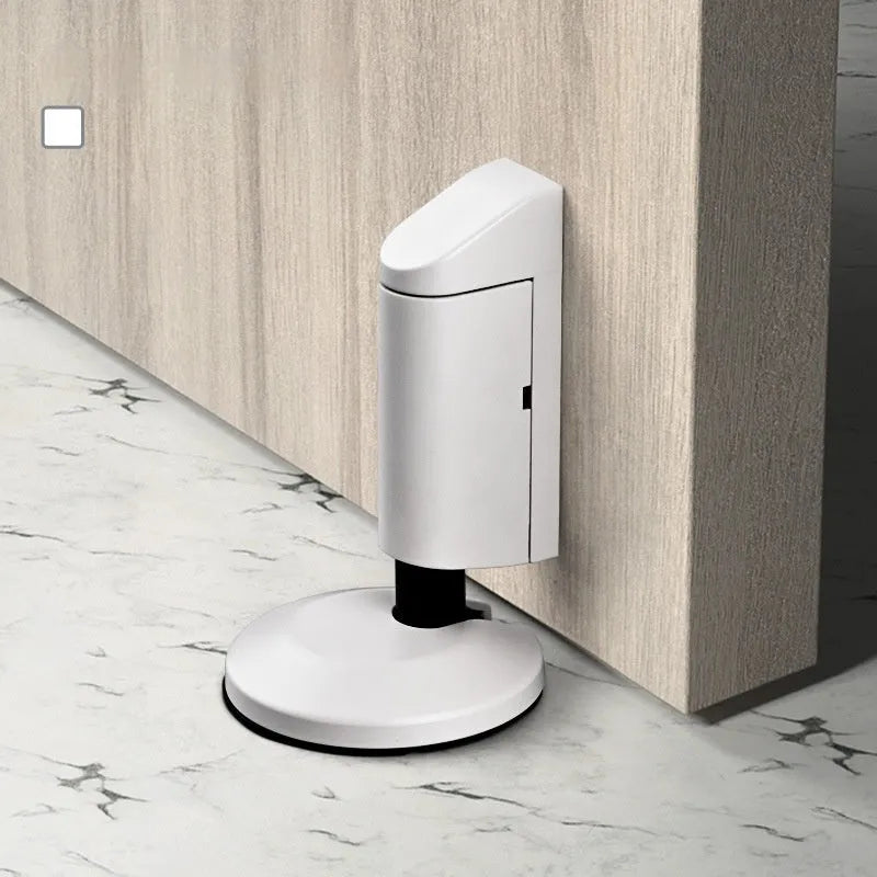 Zinc alloy wall-mount door stopper in six colour finishes including brushed nickel and gold