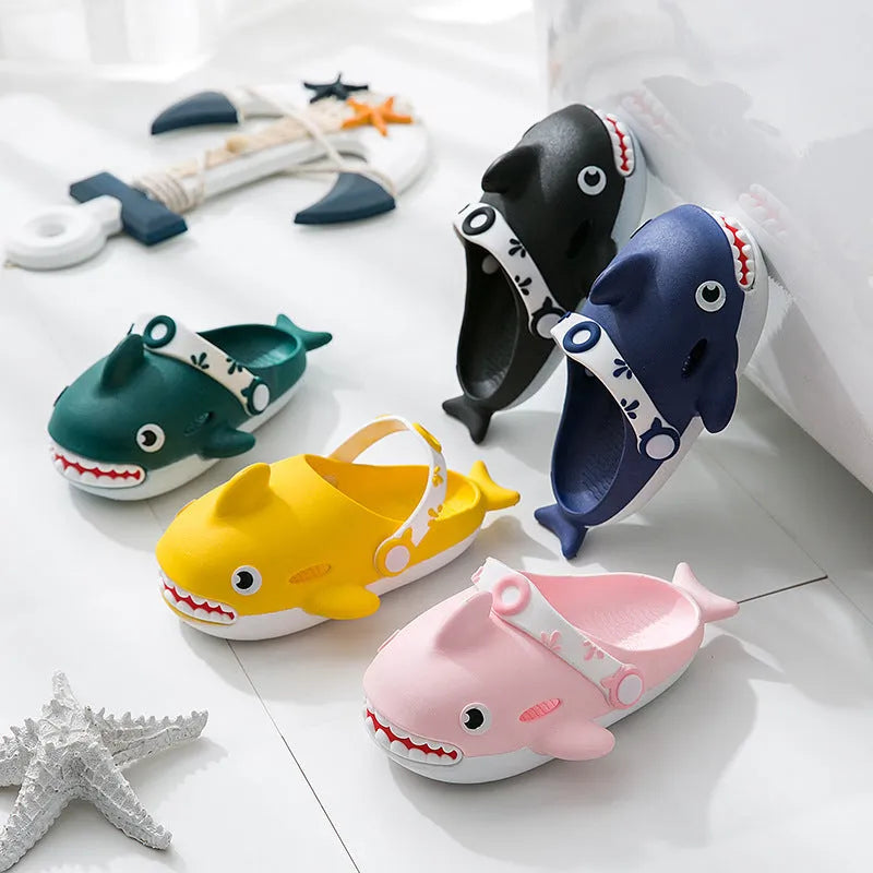 Unisex summer PVC bathroom slippers in yellow for kids and adults
