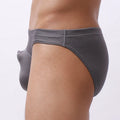 Men's transparent nylon underwear in loose fit design showing colour options
