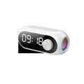 Extra Bass Portable Mini Clock Household Bluetooth Speaker in S8 Black, White or Blue colour options