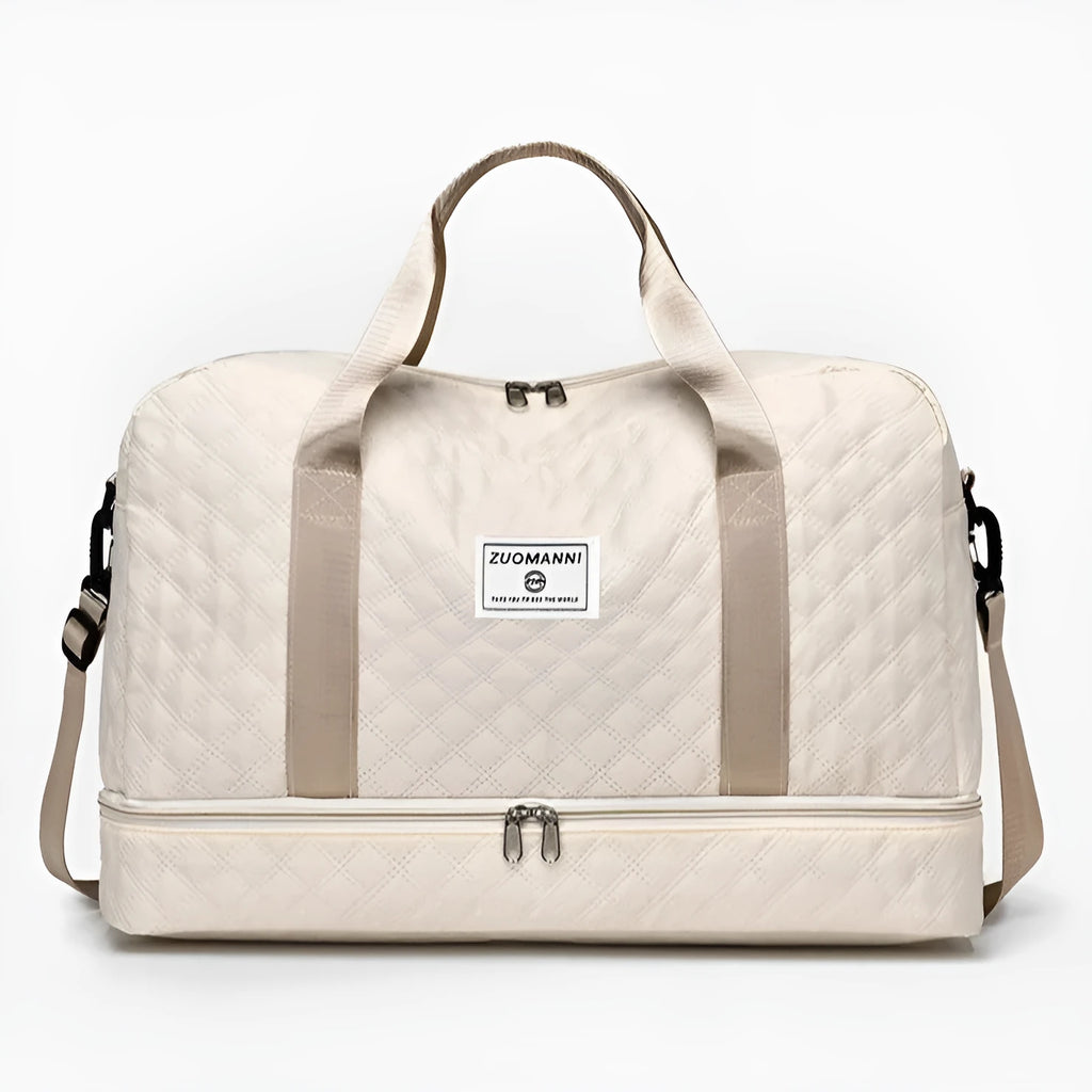 Large Oxford cloth travel bag in various colours with 36-55L capacity for buggy and leisure travel.