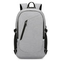 Street trend style computer backpack in Oxford cloth, shown in blue, with dimensions 50cm by 19cm by 31cm.