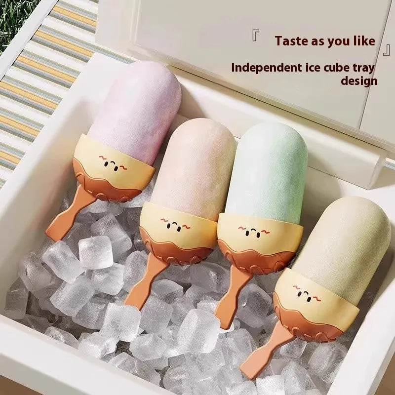 Plastic octopus balls shaped ice cream mould with modern simplicity design