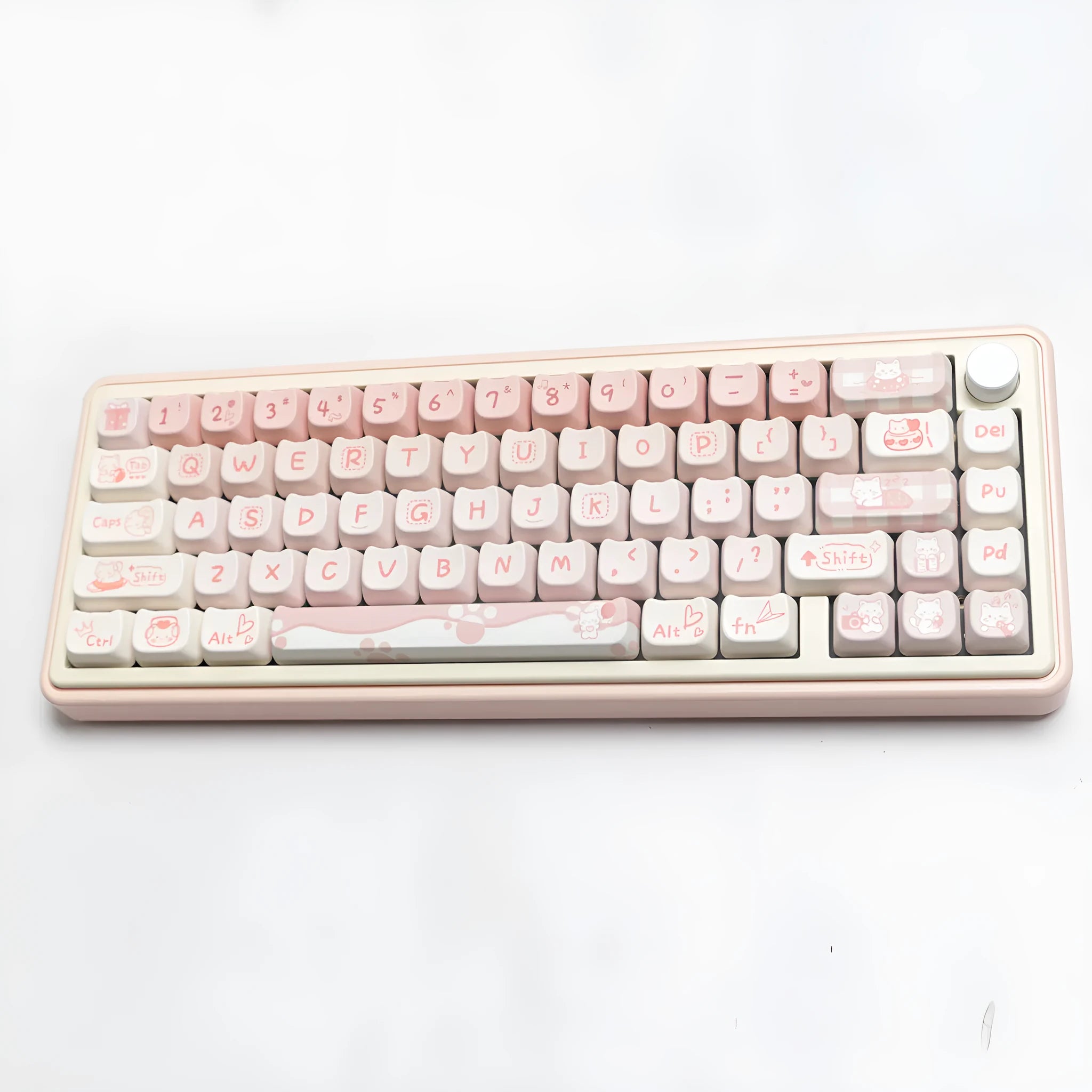 Full set of PBT sublimation key caps for mechanical keyboards with over 98 individual keys