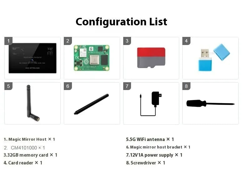 13.3-inch integrated touchscreen display unit with Raspberry Pi CM4 computer for voice assistant applications.