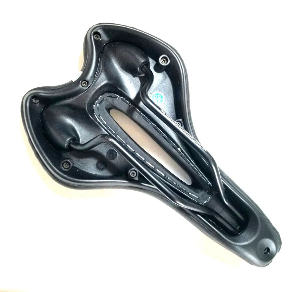 Bicycle cushion with PU leather surface and waterproof cover set including wrench and tyre repair kit