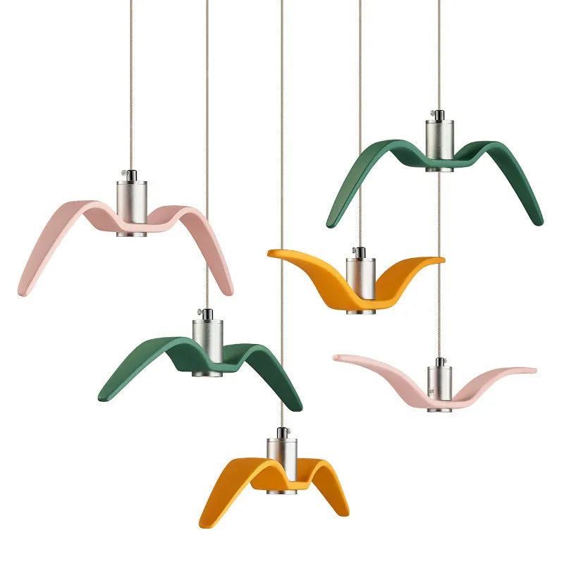 Nordic personalised LED chandelier in modern design with 320mm diameter and multiple colour options