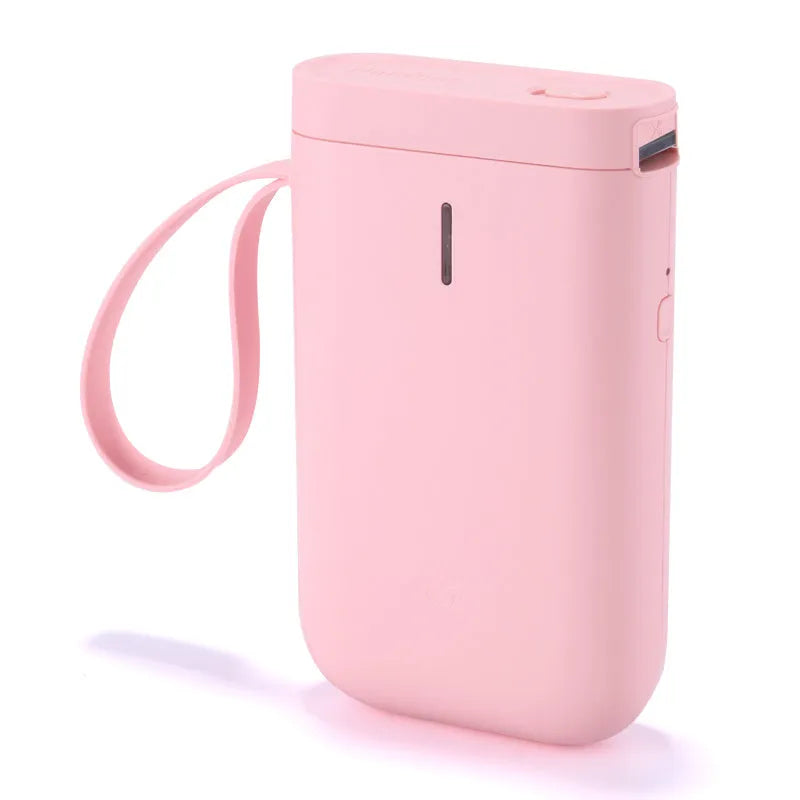 D11 Bluetooth thermal label printer in black, white, pink, green, or bundle options