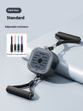 Power pump adjustable chest expander with ABS construction in orange or blue colour