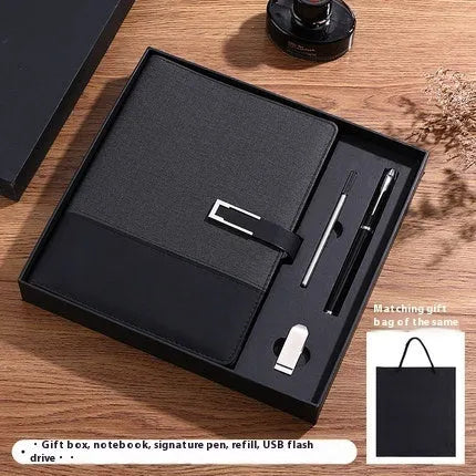 A5 notebook with soft PU leather cover and wood-free paper pages in multiple colour options
