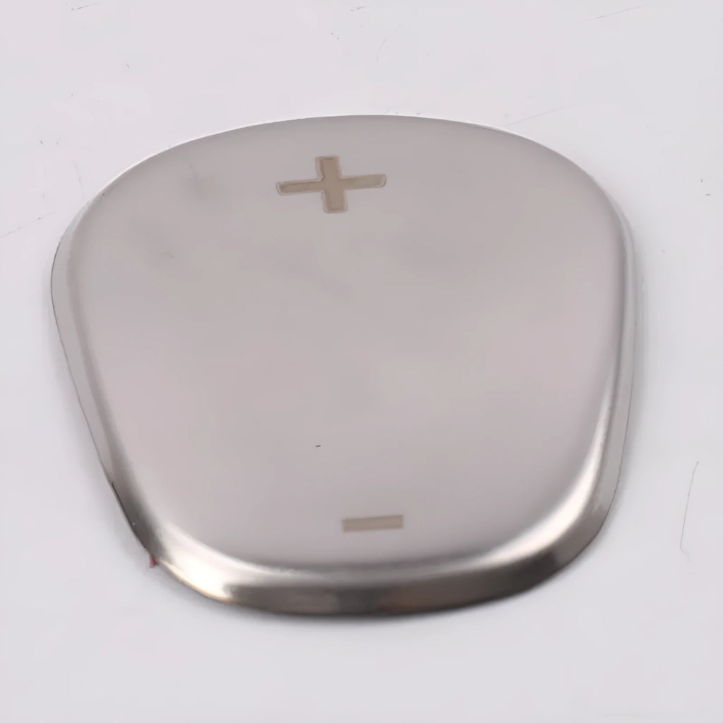 Stainless steel gear shift knob cover for car console, 88mm diameter in three colour options