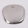 Stainless steel gear shift knob cover for car console, 88mm diameter in three colour options