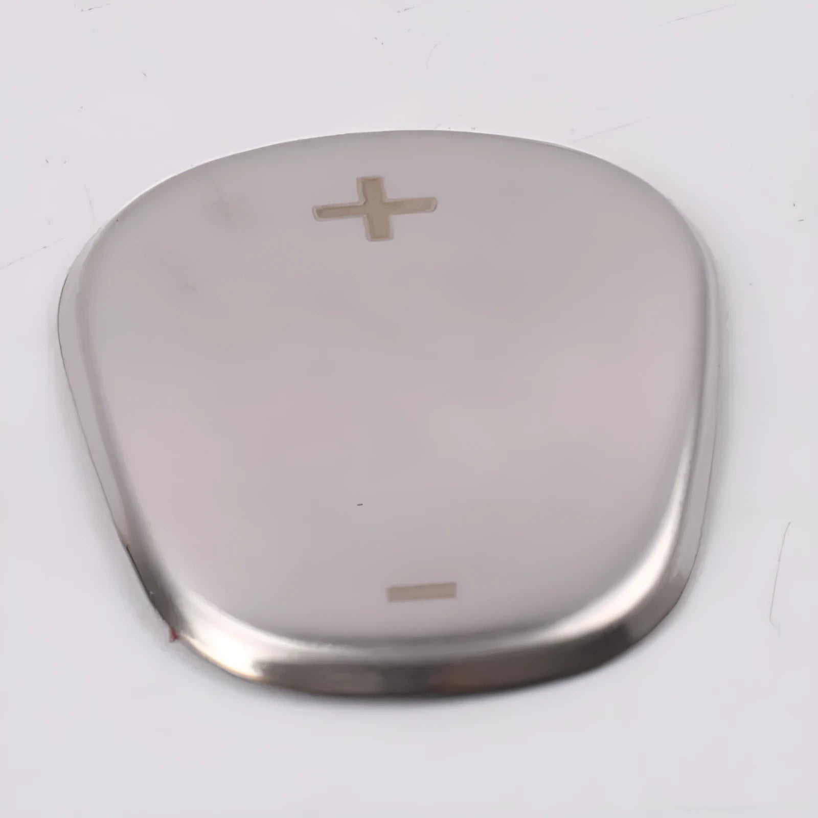 Stainless steel gear shift knob cover for car console, 88mm diameter in three colour options