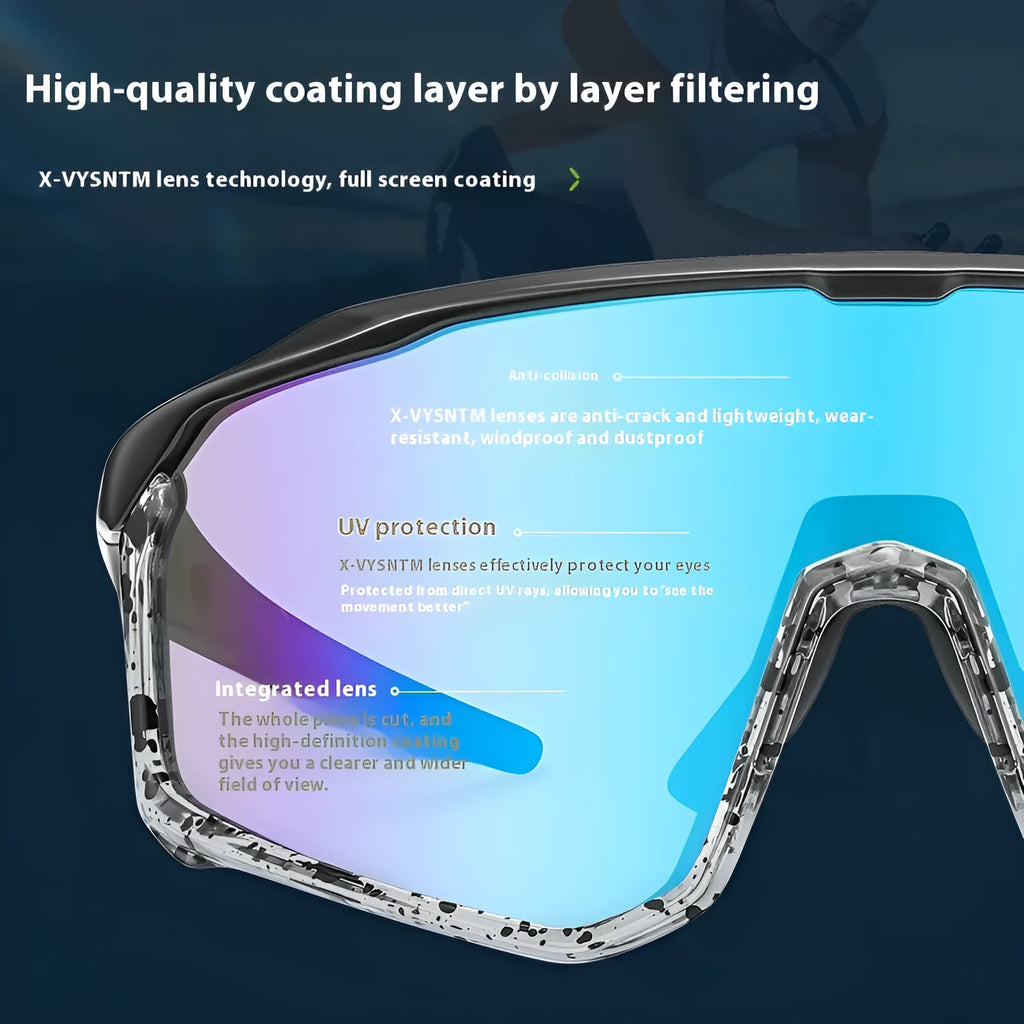 Mountaineering goggles with full frame construction and colourful lens options for outdoor activities