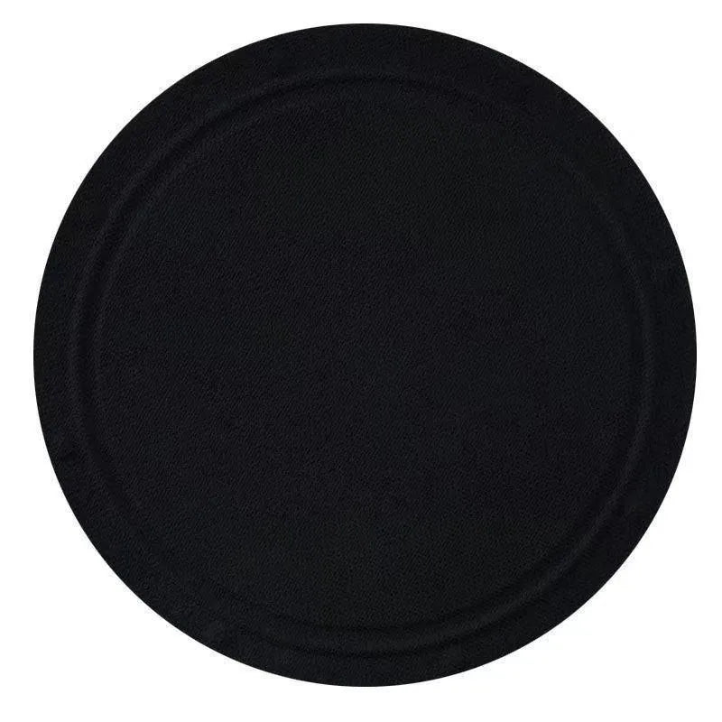 Rubber finger-style bath gadget for women in round cake colour with bath towel