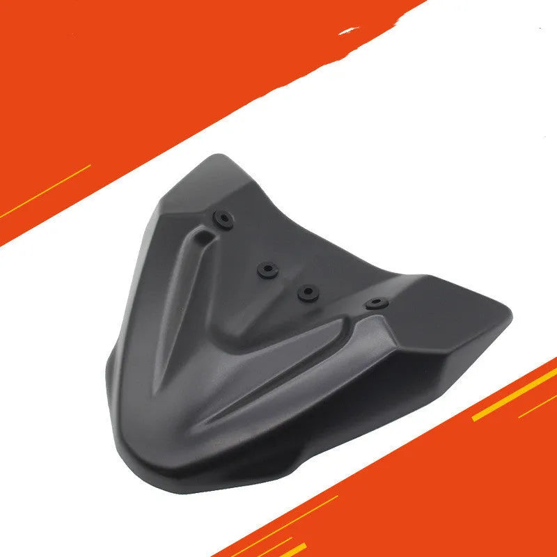 Black ABS fixed wind front wing for KTM 390 and 790 Adventure motorcycles