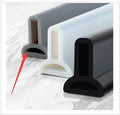 Flexible silicone bathroom water blocking strip in black colour for shower room waterproofing