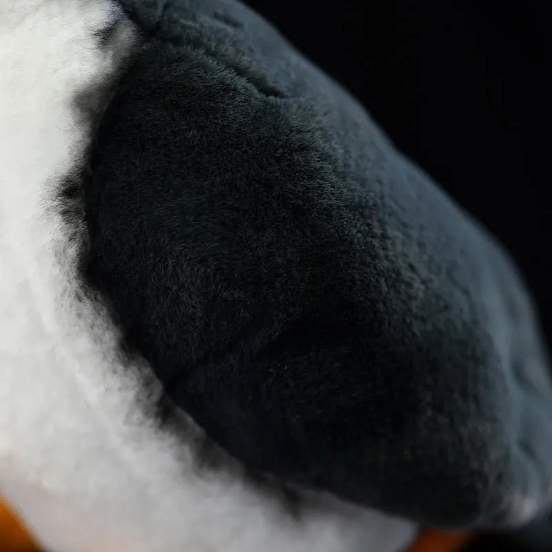 White-bellied rail plush toy in soft polyester, 27cm head-to-chest, white-breasted waterhen colouring