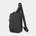 Casual black TPU waterproof chest pack with camouflage pattern and mobile phone compartment