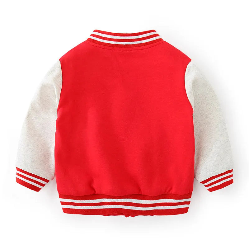 Children's cotton cardigan jacket set with embroidery in two colour options