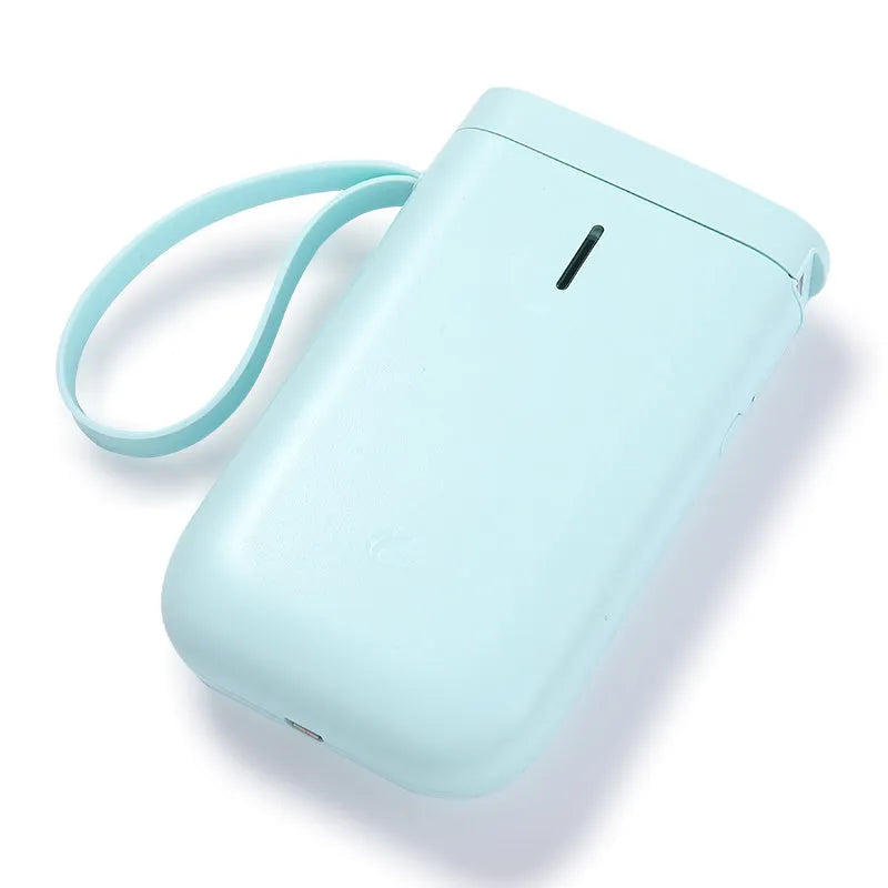 D11 Bluetooth thermal label printer in black, white, pink, green, or bundle options