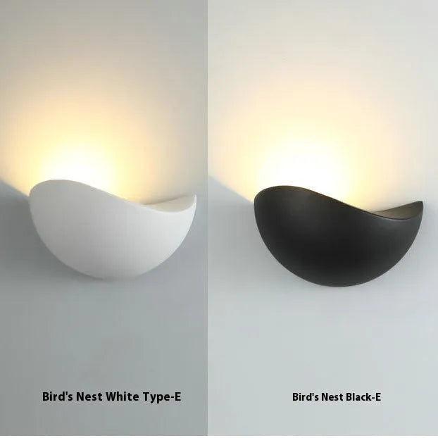 Black and white courtyard LED lighting lamp with aluminium alloy shell and IP65 waterproof rating for outdoor garden use