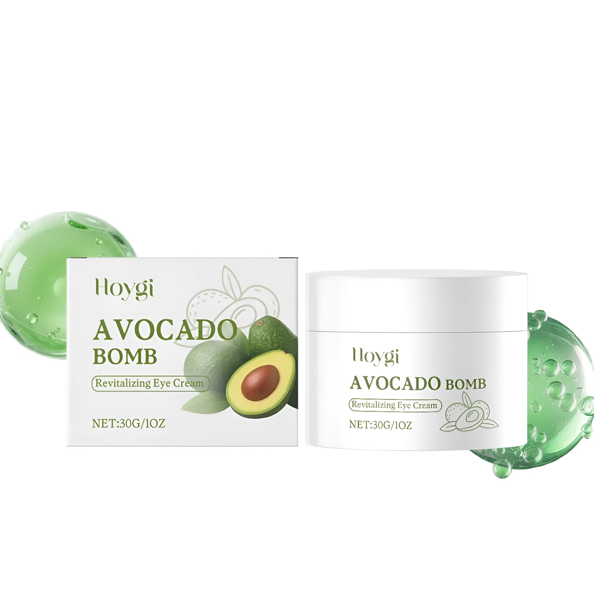 30g jar of avocado anti-aging eye cream for the eye area
