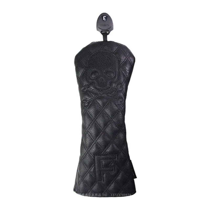 Black PU waterproof protective cover for wooden golf pole shaft