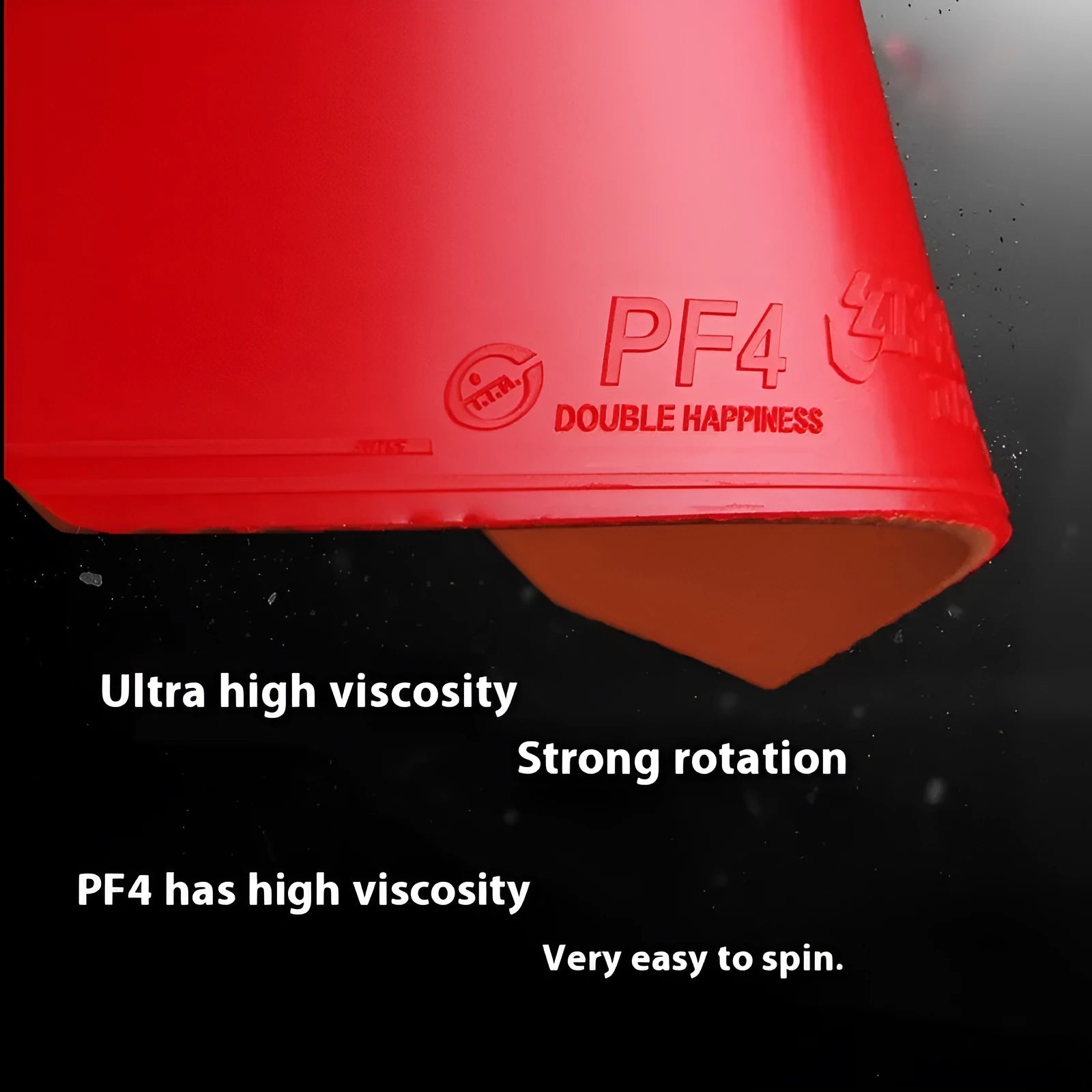 Classic-50 Fast Attack table tennis racket with anti-rubber in red or black, thick or medium-thick sponge
