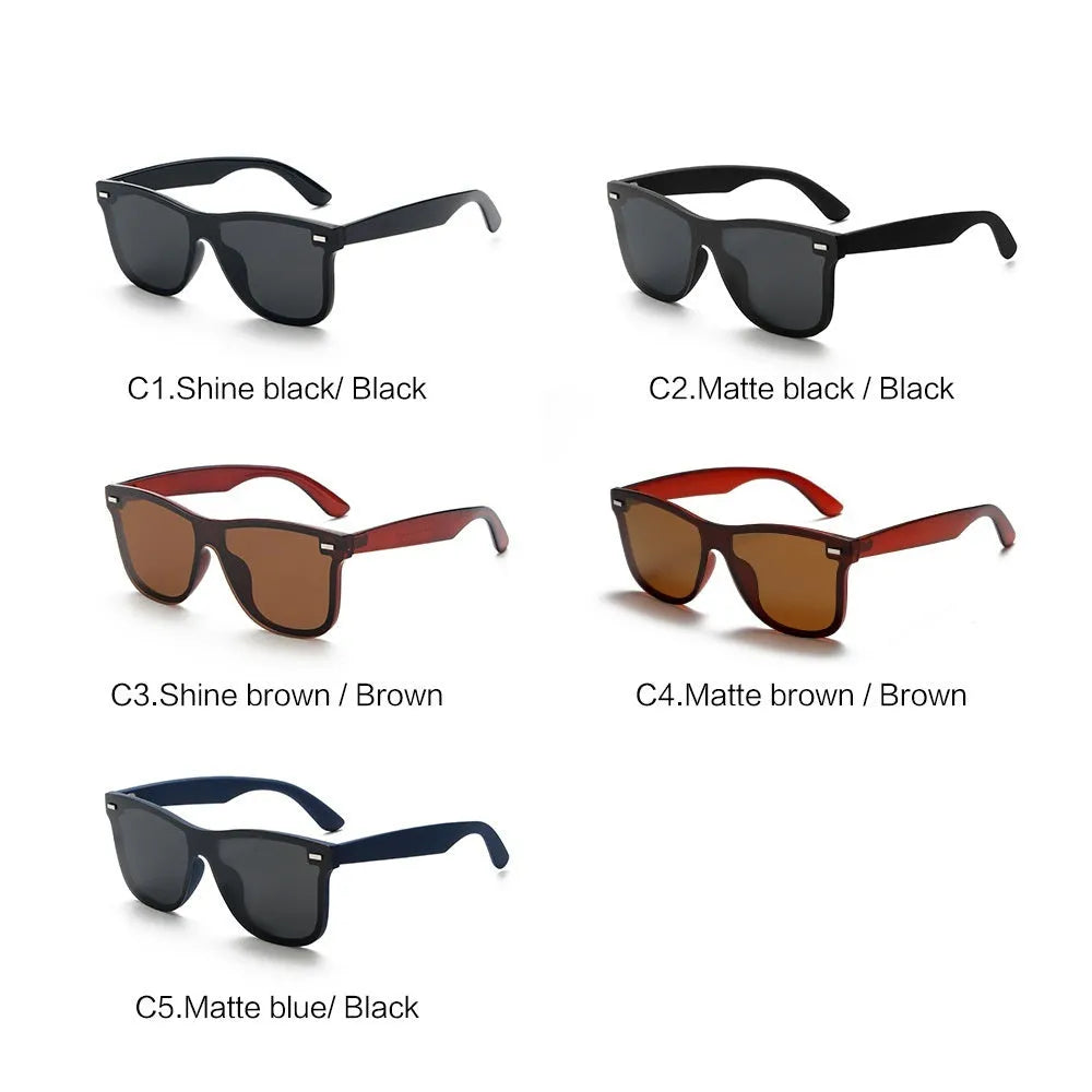 Polarised sunglasses with TAC lens and UV400 protection in sand black frame colour.