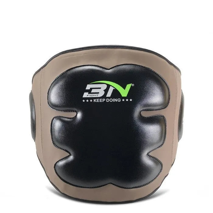 Sanda boxing breast protection target in dark grey or khaki colour for waist protection during martial arts training
