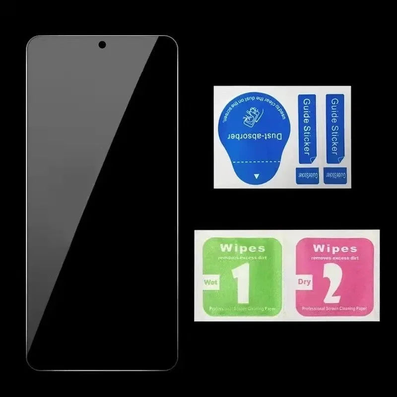 Anti-spy screen protector for Poco and Redmi smartphones with privacy protection technology