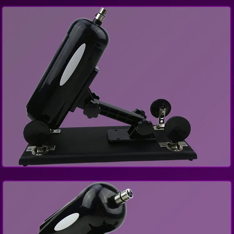 Bobb women's automatic telescopic thrusting sex tool in PVC with black, purple or pink colours