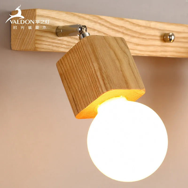 LED wall lamp with built-in mirror cabinet measuring 24cm in diameter