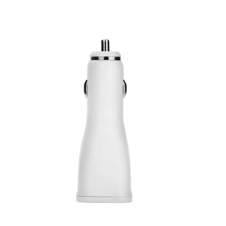 White QC30 USB car fast charger with QC2.0 certification for vehicle smartphone charging
