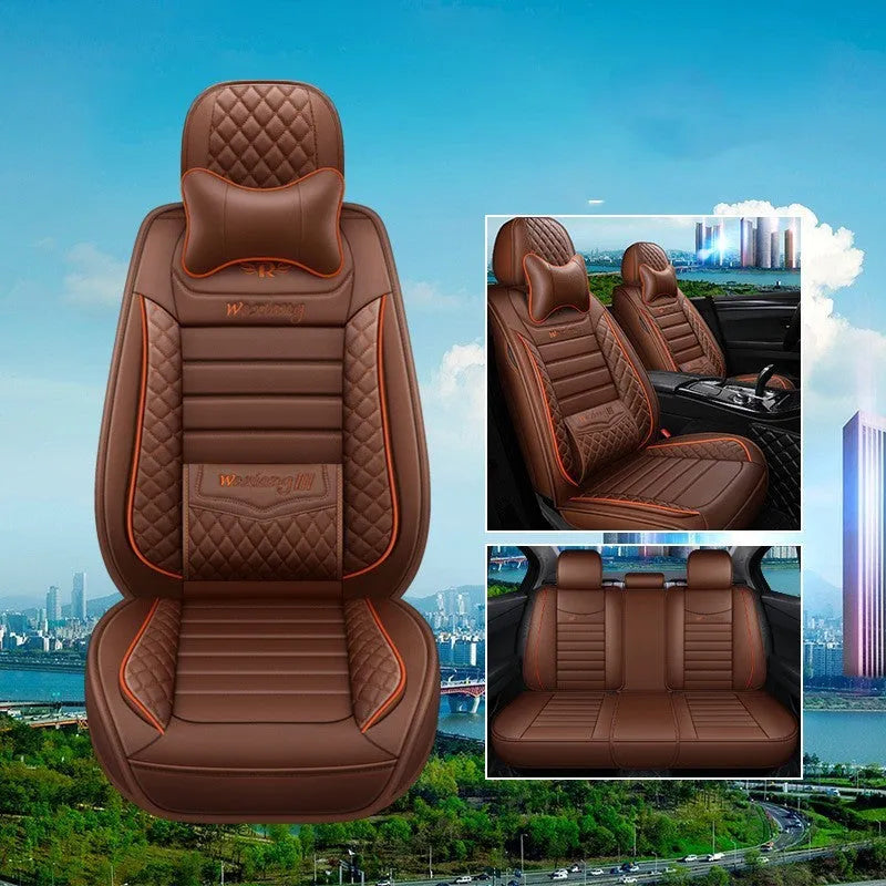 High elastic sponge car seat cushion in Sport Red colour on a car seat.