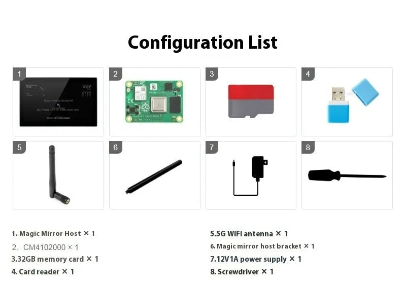 13.3-inch integrated touchscreen display unit with Raspberry Pi CM4 computer for voice assistant applications.