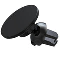 Black aluminium alloy magnetic car air vent phone holder with adjustable ball head