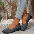 Women's casual wedge pumps with pointed toe, suede upper, and low rubber heel in multiple colour options