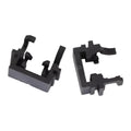 Black plastic LED headlight conversion holder for Ford cars, dimensions 30.7mm by 10mm by 26mm