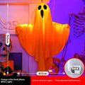 Halloween ghost indoor party light with cloth scream decoration in orange and white colour options
