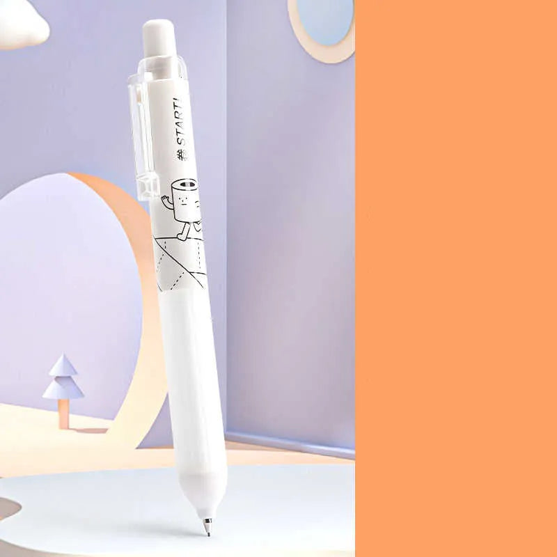 Activity 0.5mm mechanical pencils with cloud grip, one black and one white