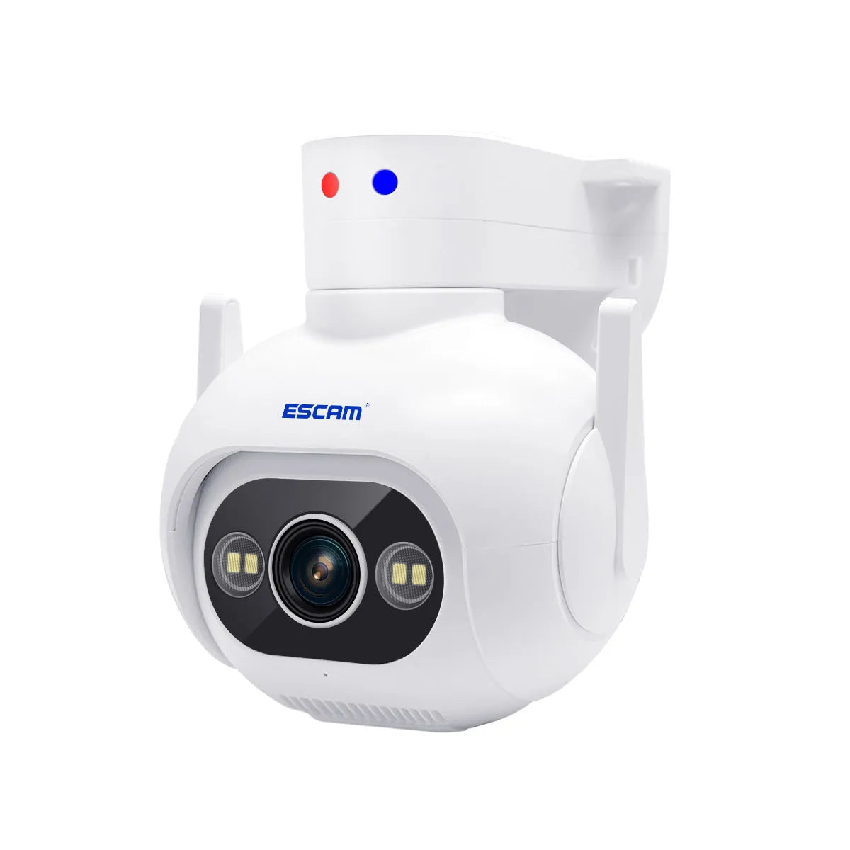Smart colour night vision 4MP security camera with wall mount bracket