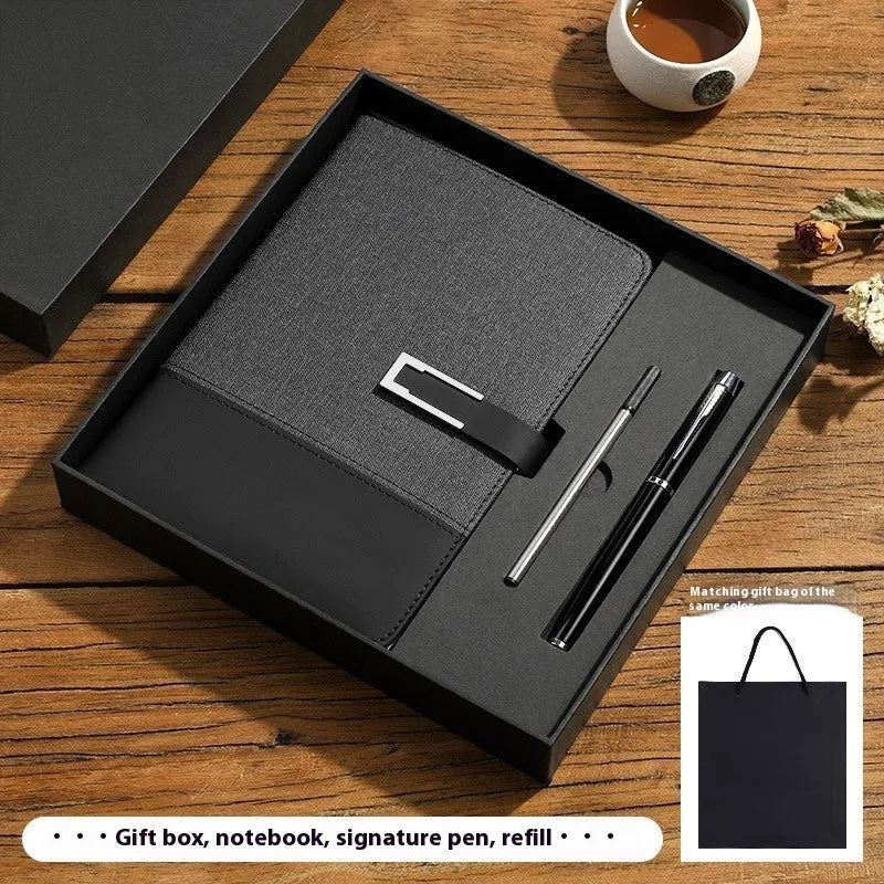 A5 notebook with soft PU leather cover and wood-free paper pages in multiple colour options